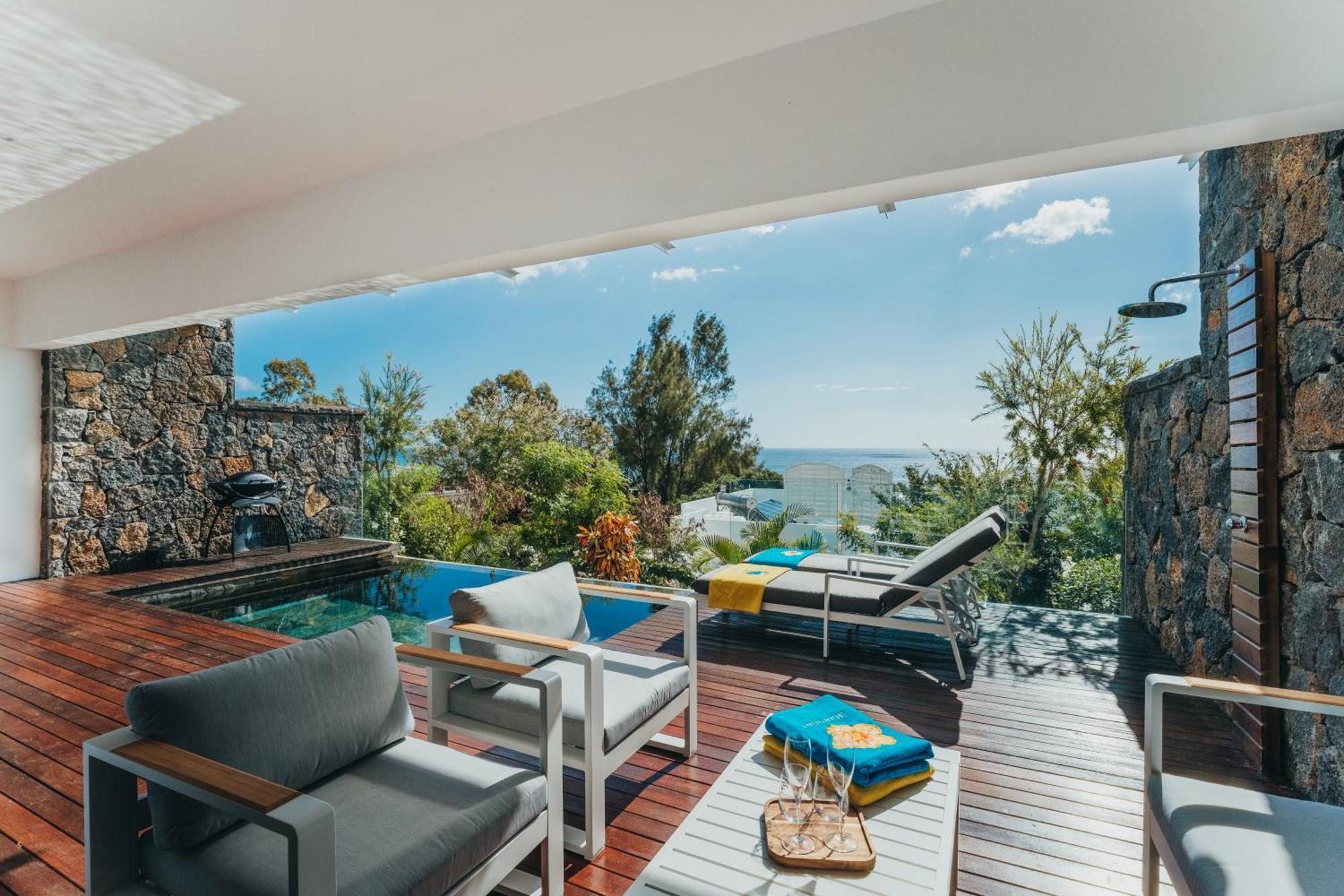 Appartement De Luxe Piscine Et Vue Mer Rivière Noire Εξωτερικό φωτογραφία